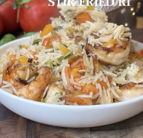 Coconut shrimp fried rice