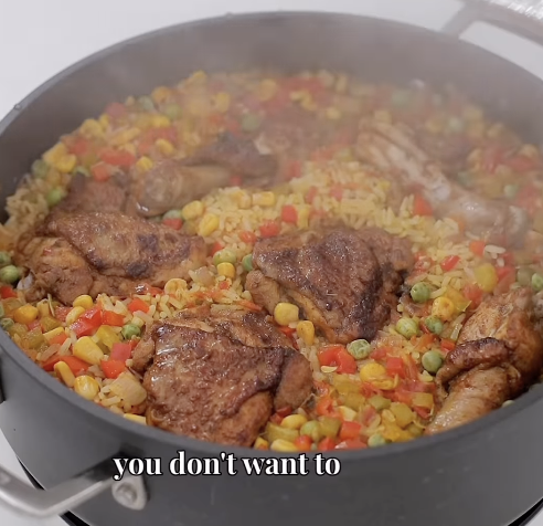 One pot rice and chicken