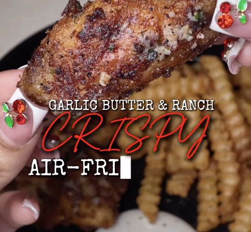 Garlic butter and ranch wings